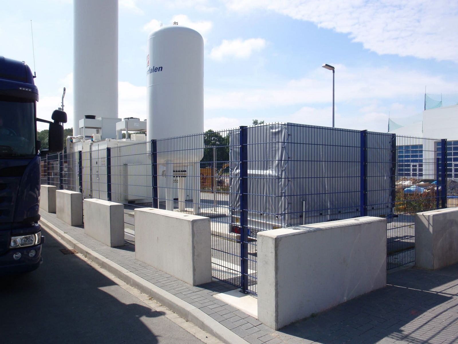 Anfahrschutz - Rammschutz für Gastanks Anfahrschutz - Rammschutz für Gastanks